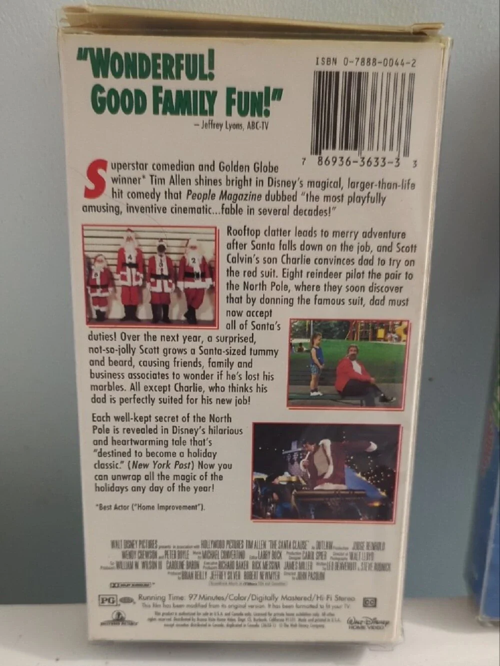 Disney's The Santa Clause & Jim Carrey The Grinch Who Stole Christmas VHS Tapes